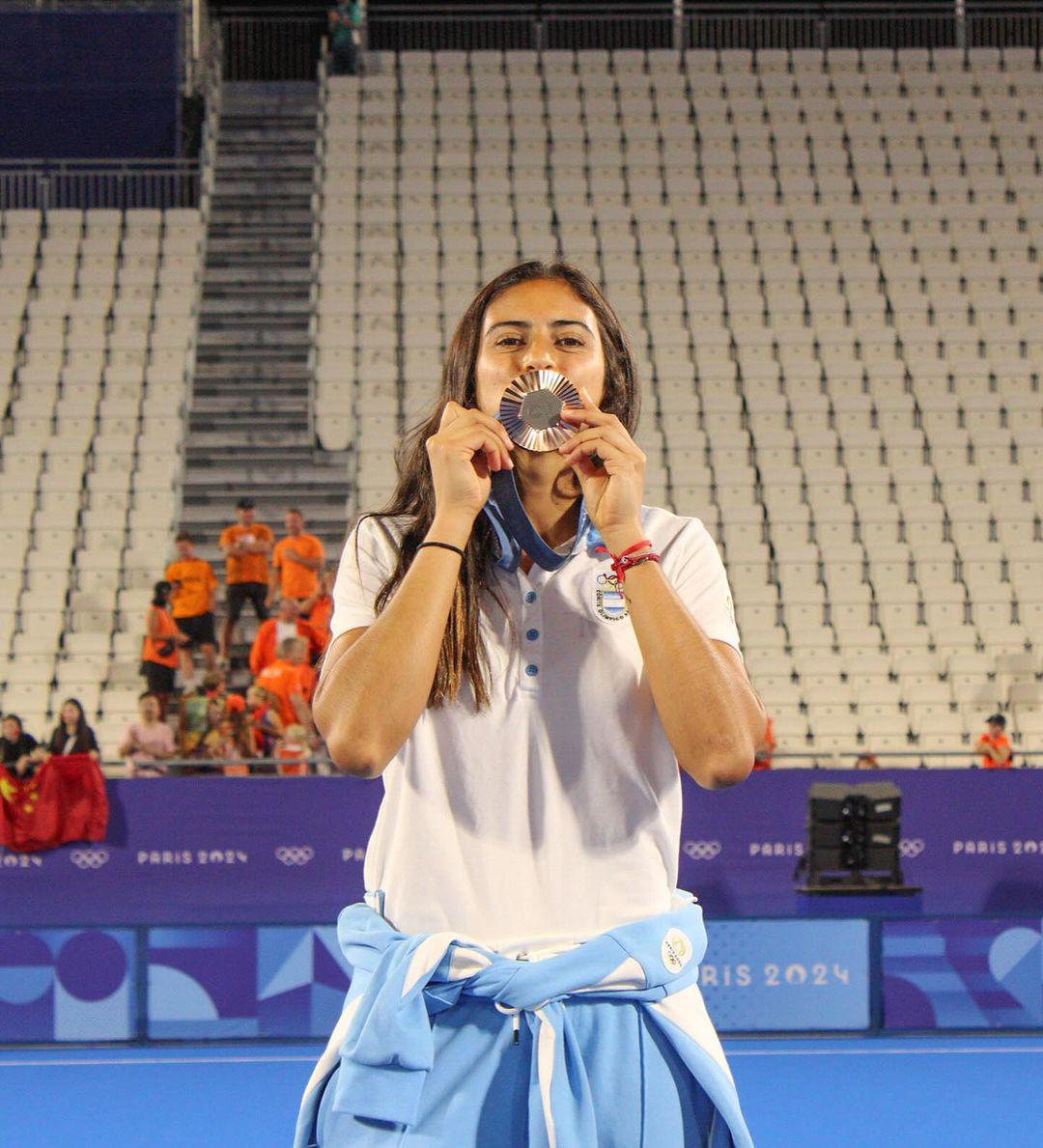 Bronce olímpico  gracias a todos los que fueron parte y me ayudaron en este recorrido.[una vez más, agradecida y orgullosa de poder representar a  ]Estos colores siempre.